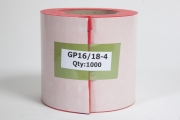 A0CP - Glass sheet separators 3mm thick - red - 1000 per roll
