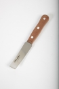 T125 - Bohle curved blade putty knife 19mm wide - timber handle
